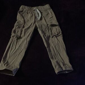 Kids Casual Tan Cargo Trousers